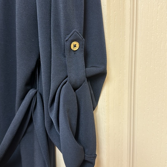 Michael Kors Navy dress with gold chain - Picture 5 of 6